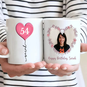 Personalized 54th Birthday Mug – Custom Gift of Love, Luck & Joy - 89Prints