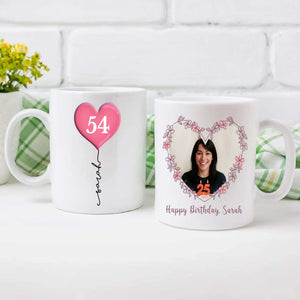 Personalized 54th Birthday Mug – Custom Gift of Love, Luck & Joy - 89Prints