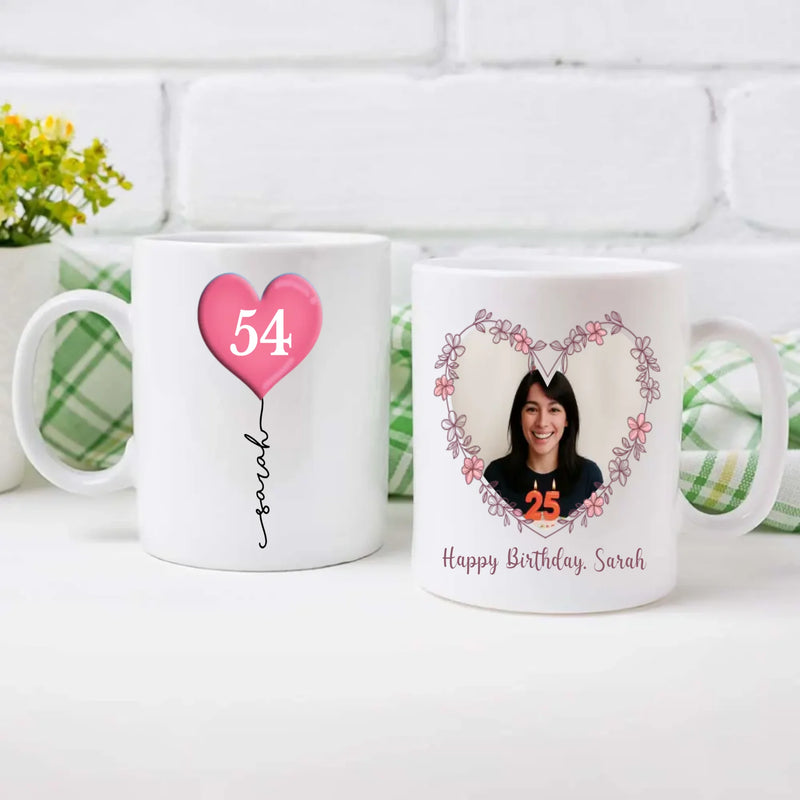Personalized 54th Birthday Mug – Custom Gift of Love, Luck & Joy - 89Prints