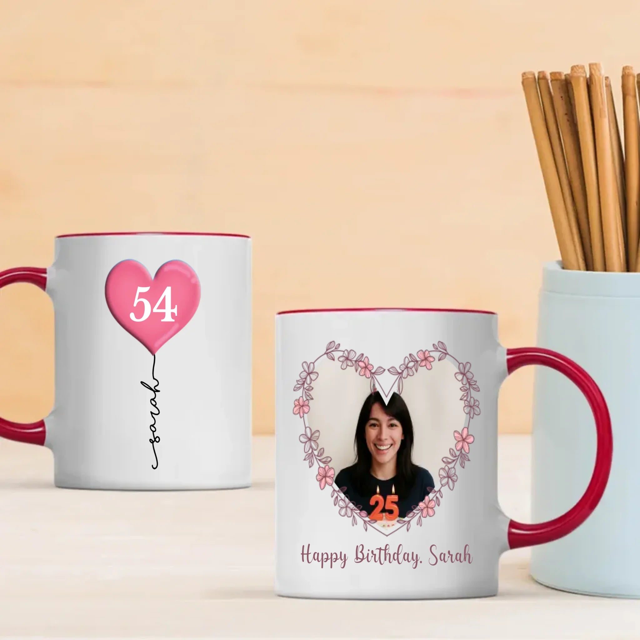 Personalized 54th Birthday Mug – Custom Gift of Love, Luck & Joy - 89Prints