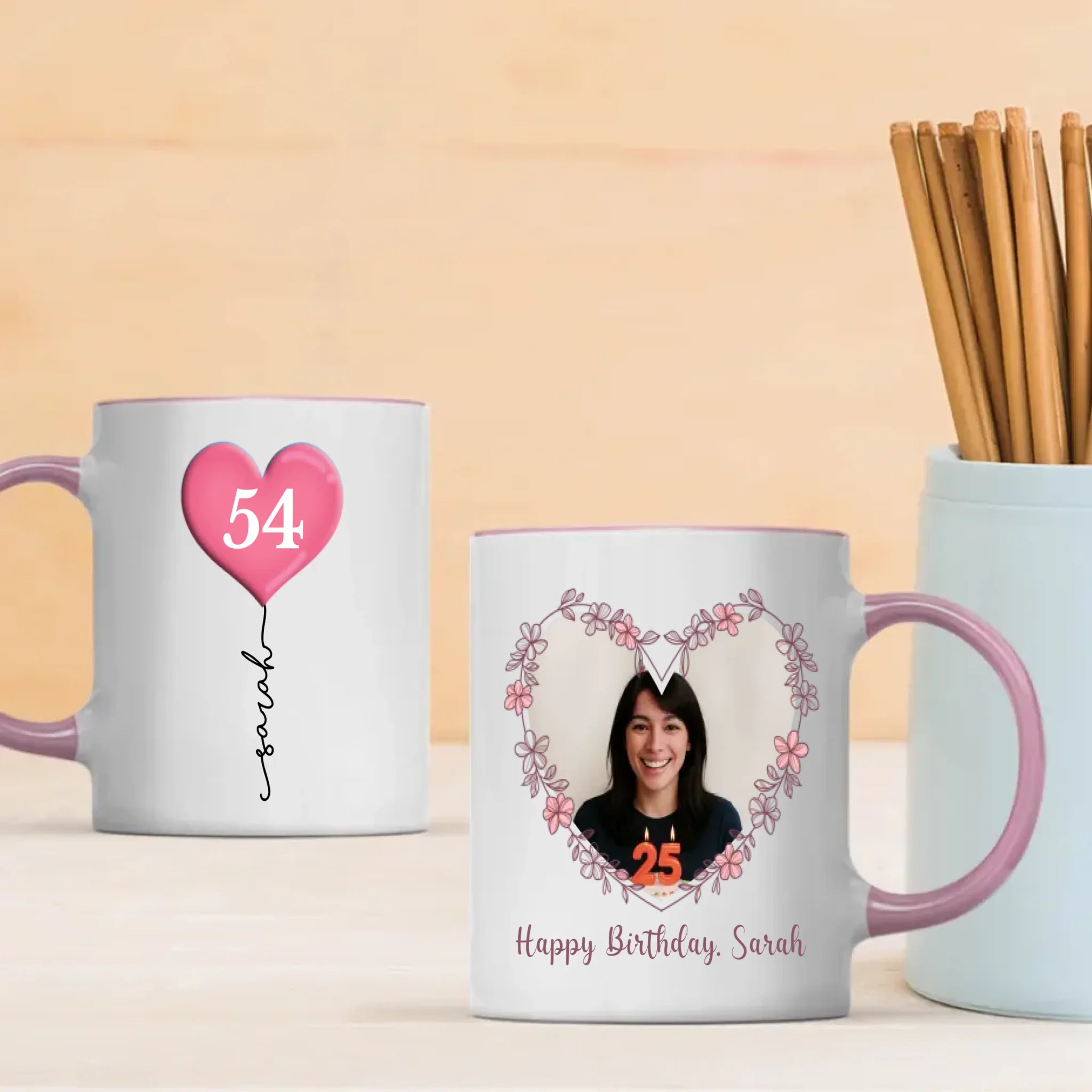 Personalized 54th Birthday Mug – Custom Gift of Love, Luck & Joy - 89Prints