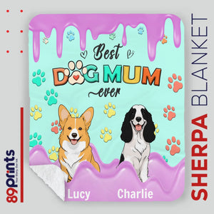 Personalized Blanket for Dog Moms – Paws, Love & Snuggles - 89Prints
