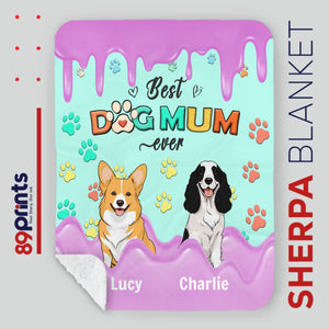 Personalized Blanket for Dog Moms – Paws, Love & Snuggles - 89Prints