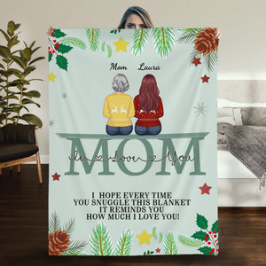Personalized Memorial Blanket for Mom – Custom Name Tribute - 89Prints