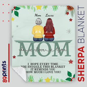 Personalized Memorial Blanket for Mom – Custom Name Tribute - 89Prints