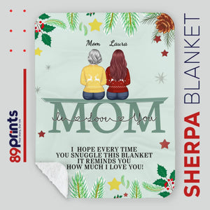 Personalized Memorial Blanket for Mom – Custom Name Tribute - 89Prints