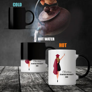 Personalized Graduation Mug – Custom Gift with Heartfelt Message of Good Luck | 89Prints