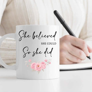 Personalized Graduation Mug – Custom Gift with Heartfelt Message of Good Luck | 89Prints