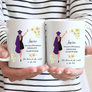 Custom Graduation Mug – Personalized Words of Success & New Beginnings | 89Prints