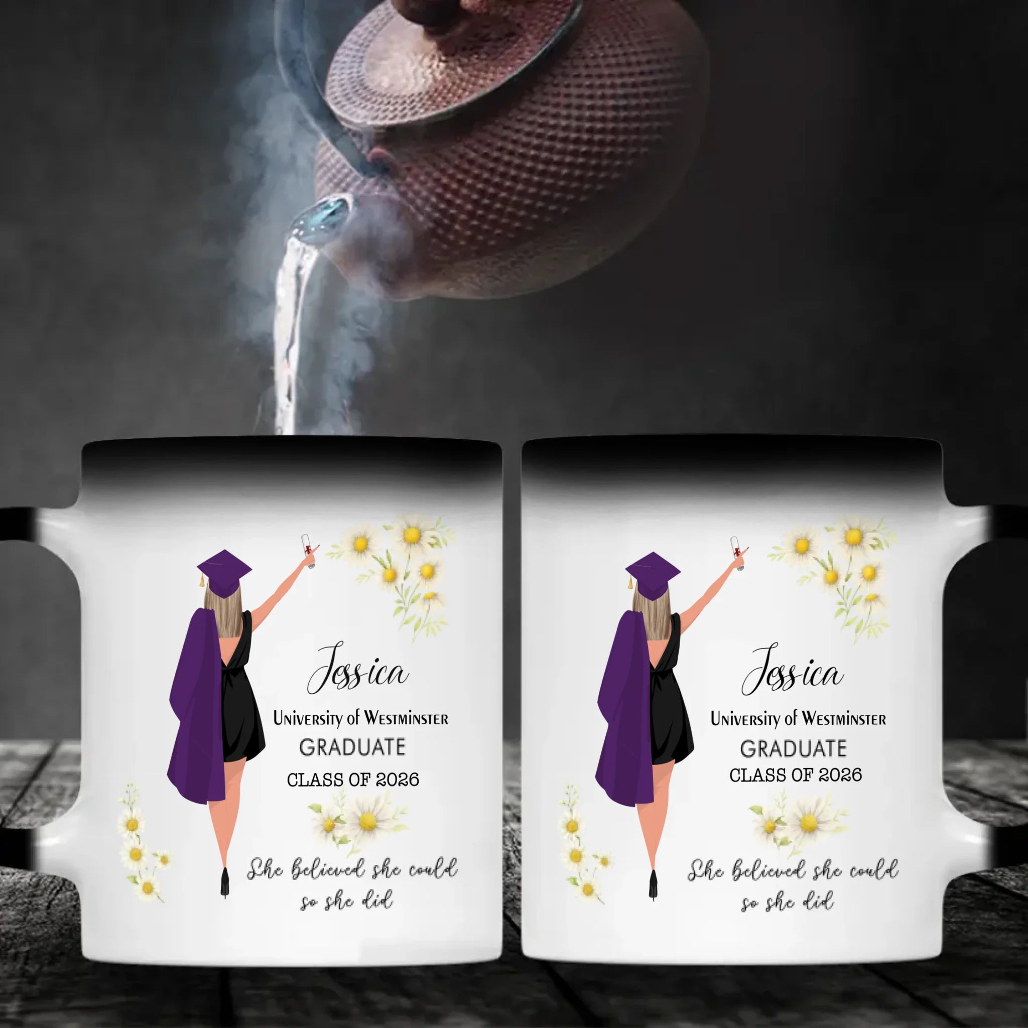 Custom Graduation Mug – Personalized Words of Success & New Beginnings | 89Prints