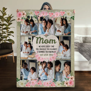 Personalized Memorial Blanket – In Loving Memory of Mom - 89Prints