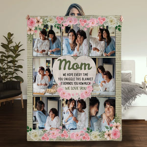 Personalized Memorial Blanket – In Loving Memory of Mom - 89Prints