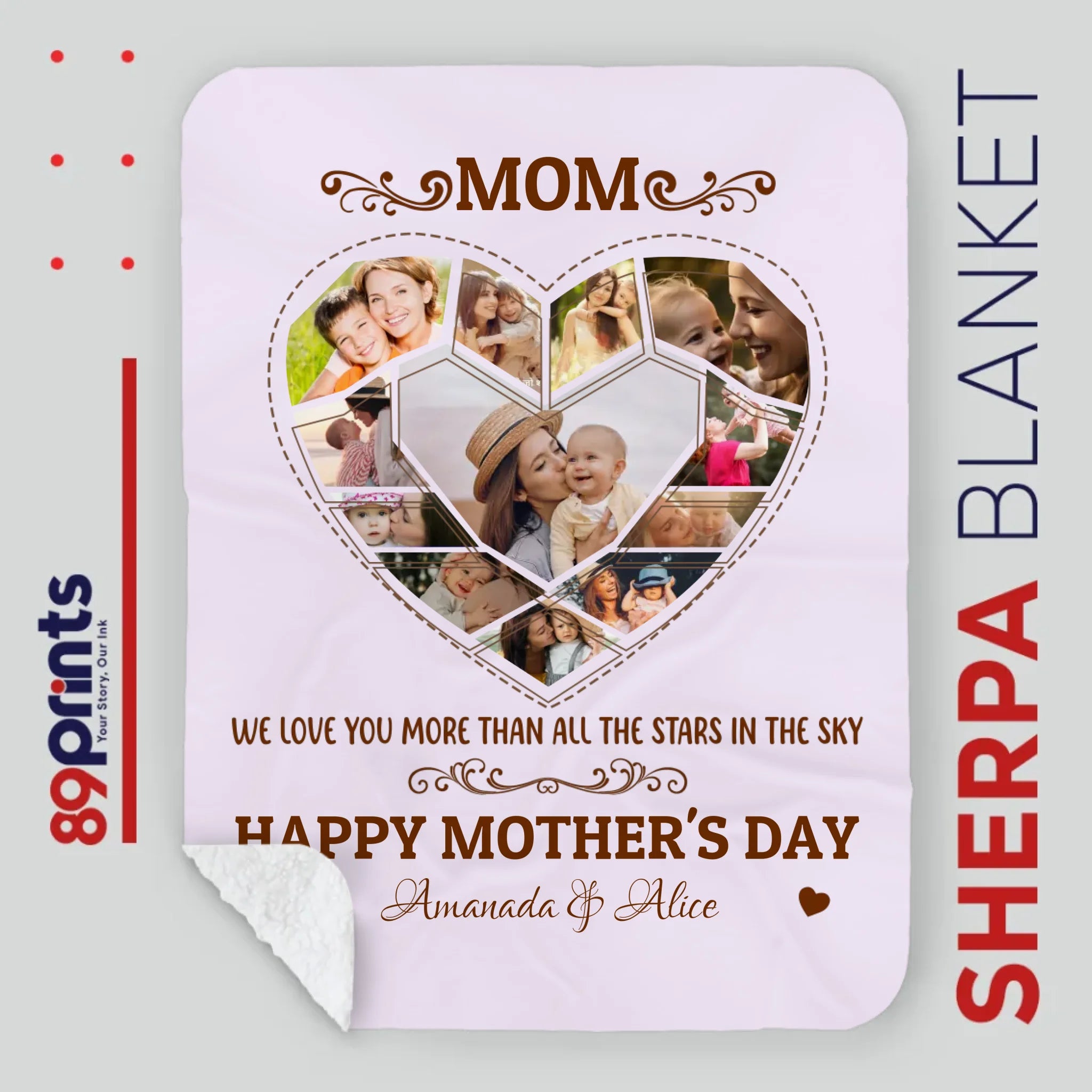 Personalized Blanket – A Warm Hug for Mom on Mother’s Day - 89Prints