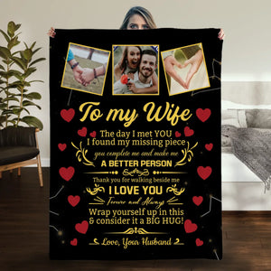 Personalized Blanket for Wife – A Warm Reminder of Forever Love - 89Prints