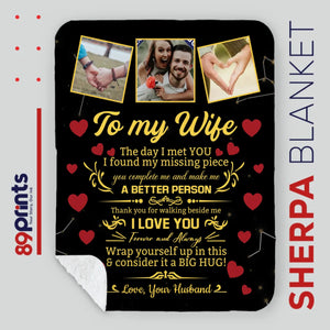 Personalized Blanket for Wife – A Warm Reminder of Forever Love - 89Prints