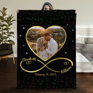 Personalized Blanket for Husband and Wife – Wrapped in Love & Memories - 89Prints