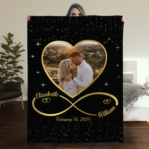 Personalized Blanket for Husband and Wife – Wrapped in Love & Memories - 89Prints