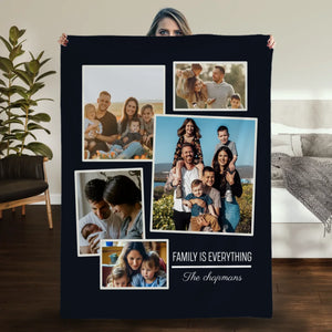 Personalized Husband and Wife Blanket – Family Is Everything - 89Prints