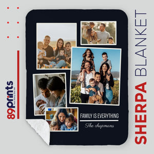 Personalized Husband and Wife Blanket – Family Is Everything - 89Prints