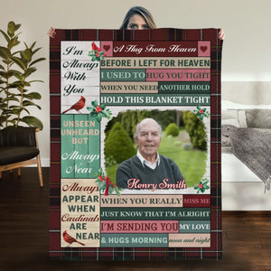 Custom Memory Blanket – Always With You, Forever in My Heart - 89Prints