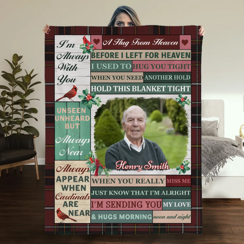 Custom Memory Blanket – Always With You, Forever in My Heart - 89Prints