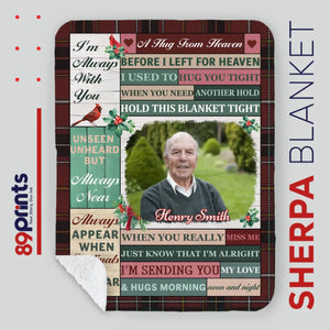 Custom Memory Blanket – Always With You, Forever in My Heart - 89Prints