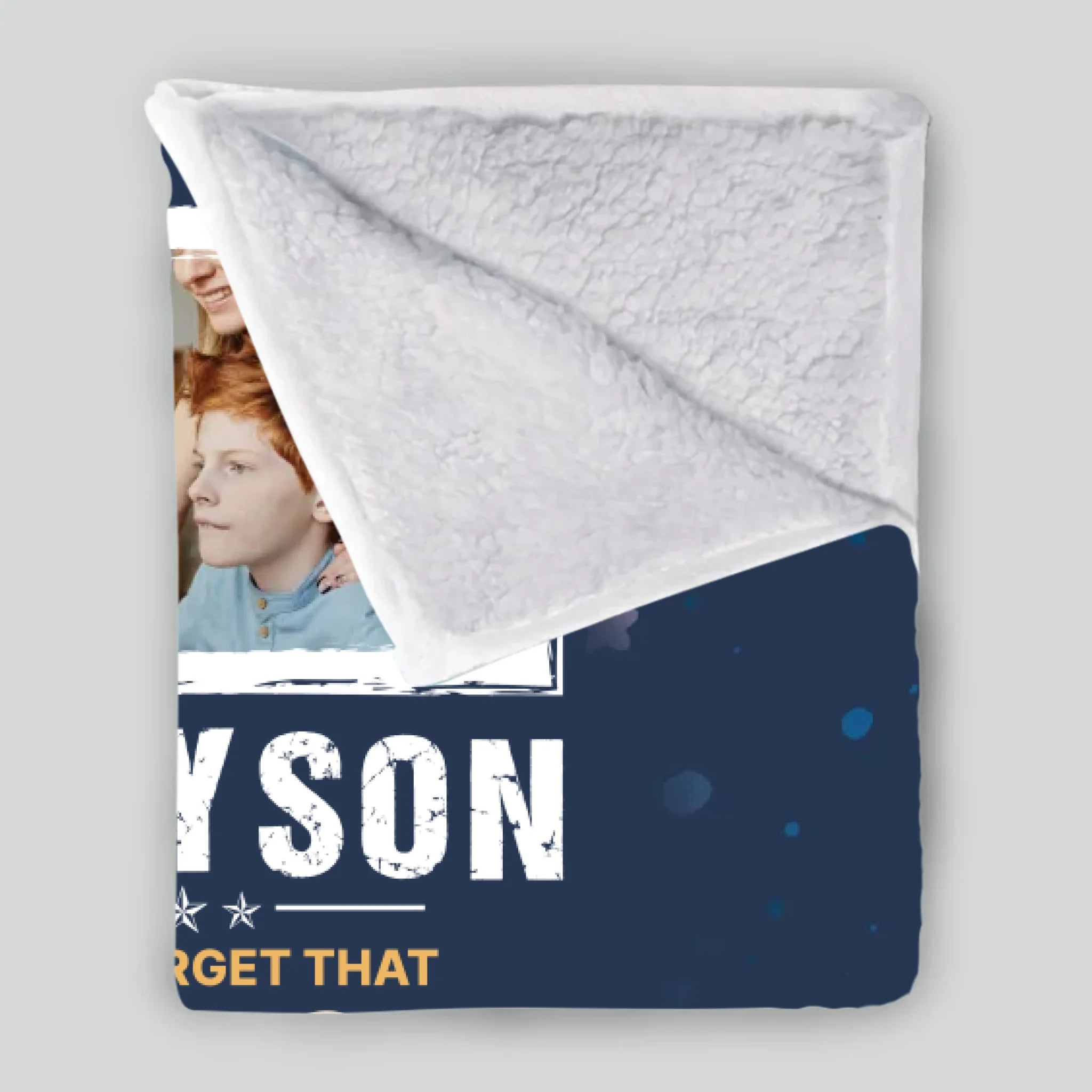 Personalized Blanket for Son – Carry My Love Wherever You Go - 89Prints