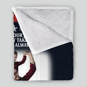 To My Son Blanket – Heartfelt Gift from Dad for Any Occasion - 89Prints
