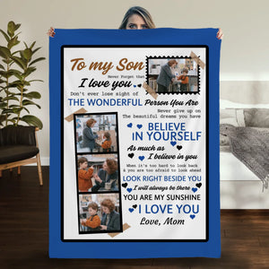 Personalized To My Son Blanket – More Than Just Warmth - 89Prints