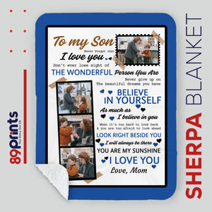 Personalized To My Son Blanket – More Than Just Warmth - 89Prints