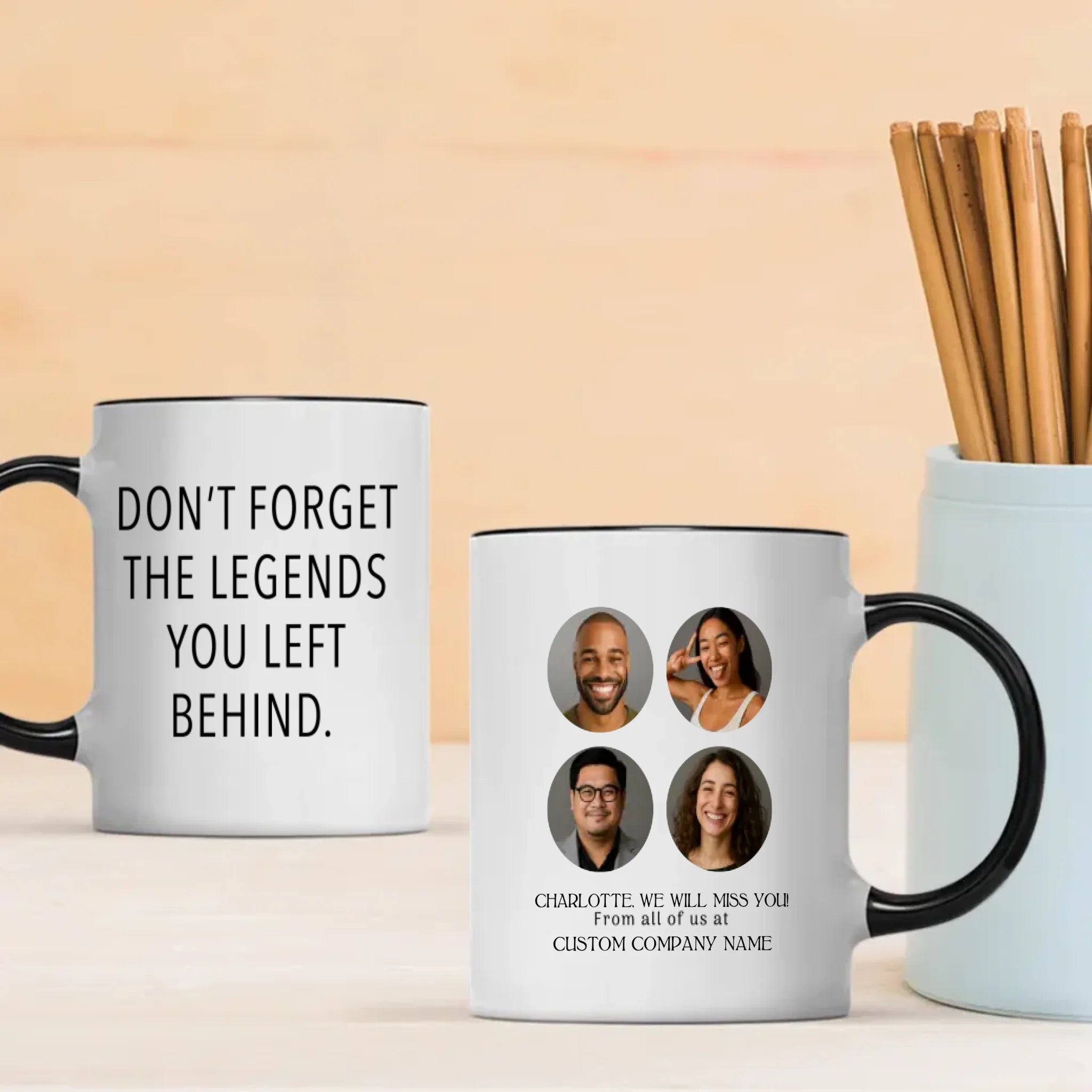 Don’t Forget the Legends You Left Behind – Personalized Retirement Mug & Gift – 89Prints