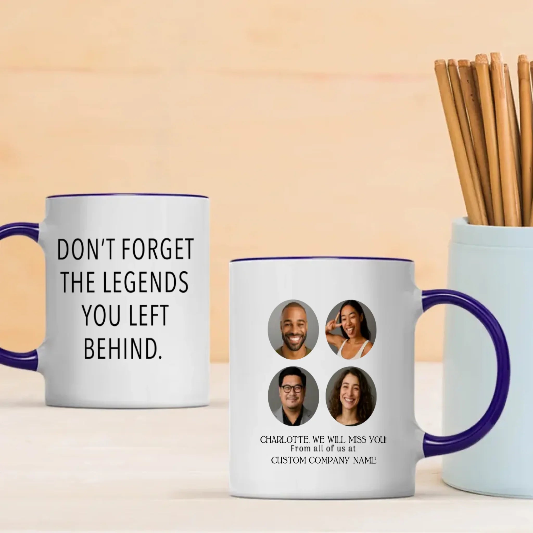 Don’t Forget the Legends You Left Behind – Personalized Retirement Mug & Gift – 89Prints