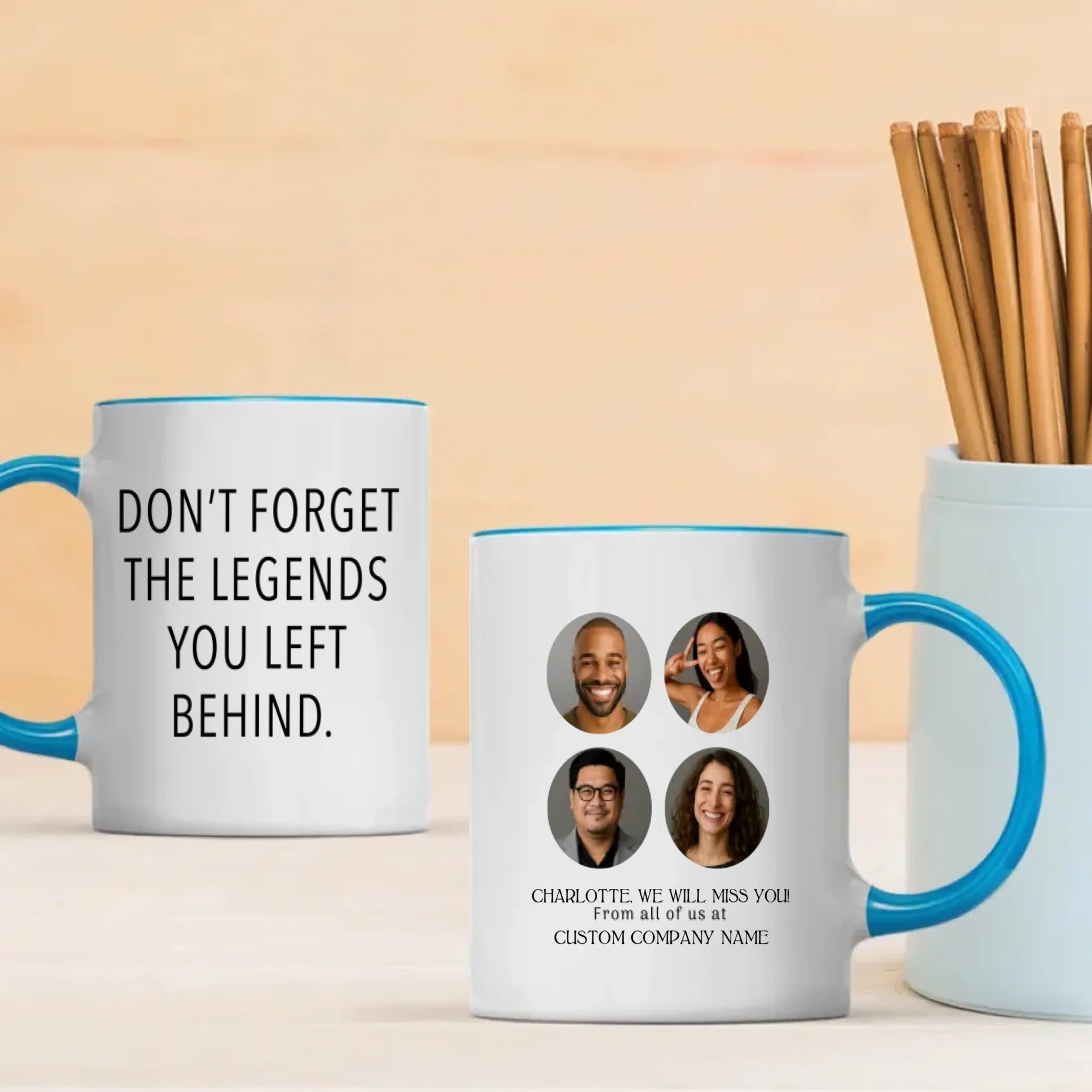 Don’t Forget the Legends You Left Behind – Personalized Retirement Mug & Gift – 89Prints