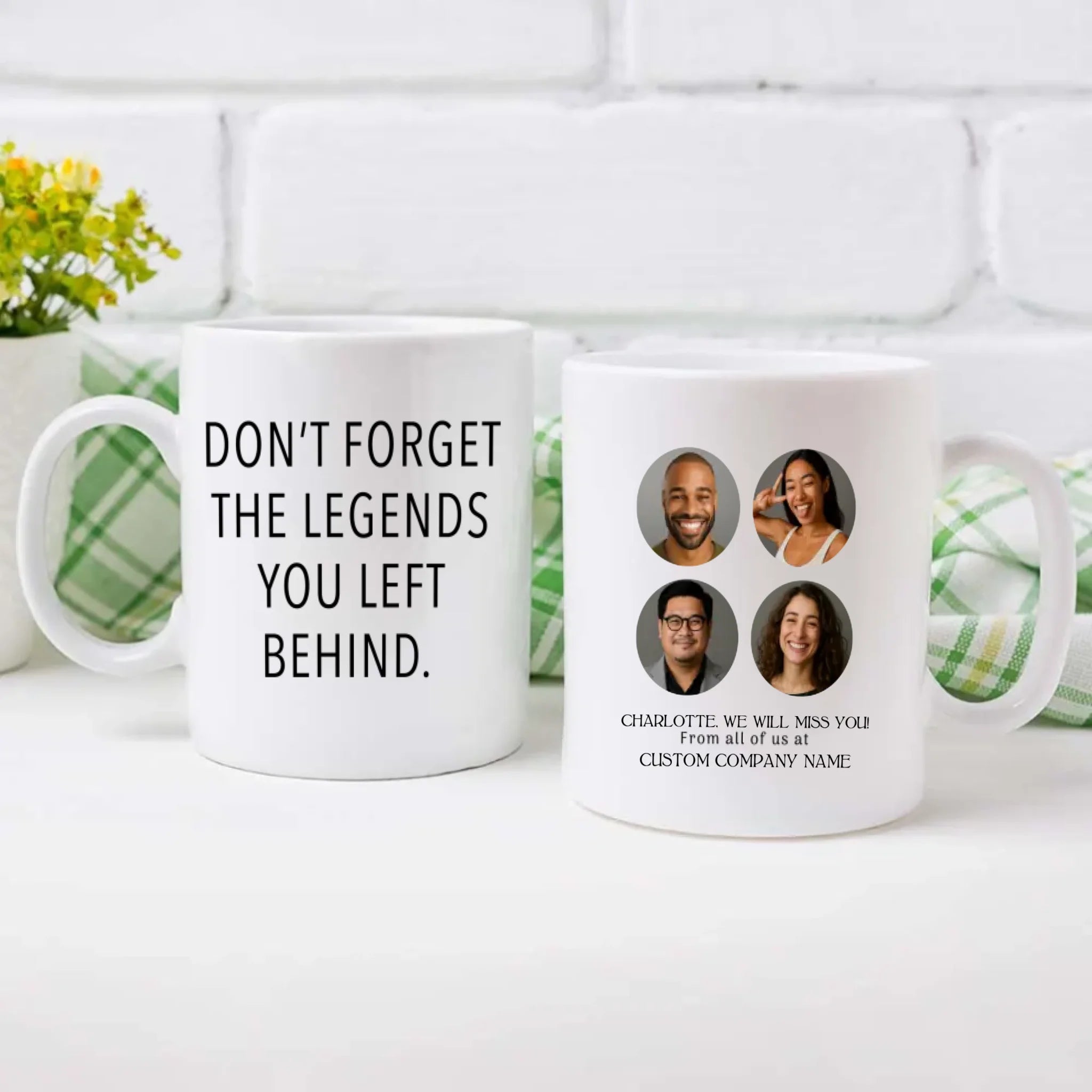Don’t Forget the Legends You Left Behind – Personalized Retirement Mug & Gift – 89Prints