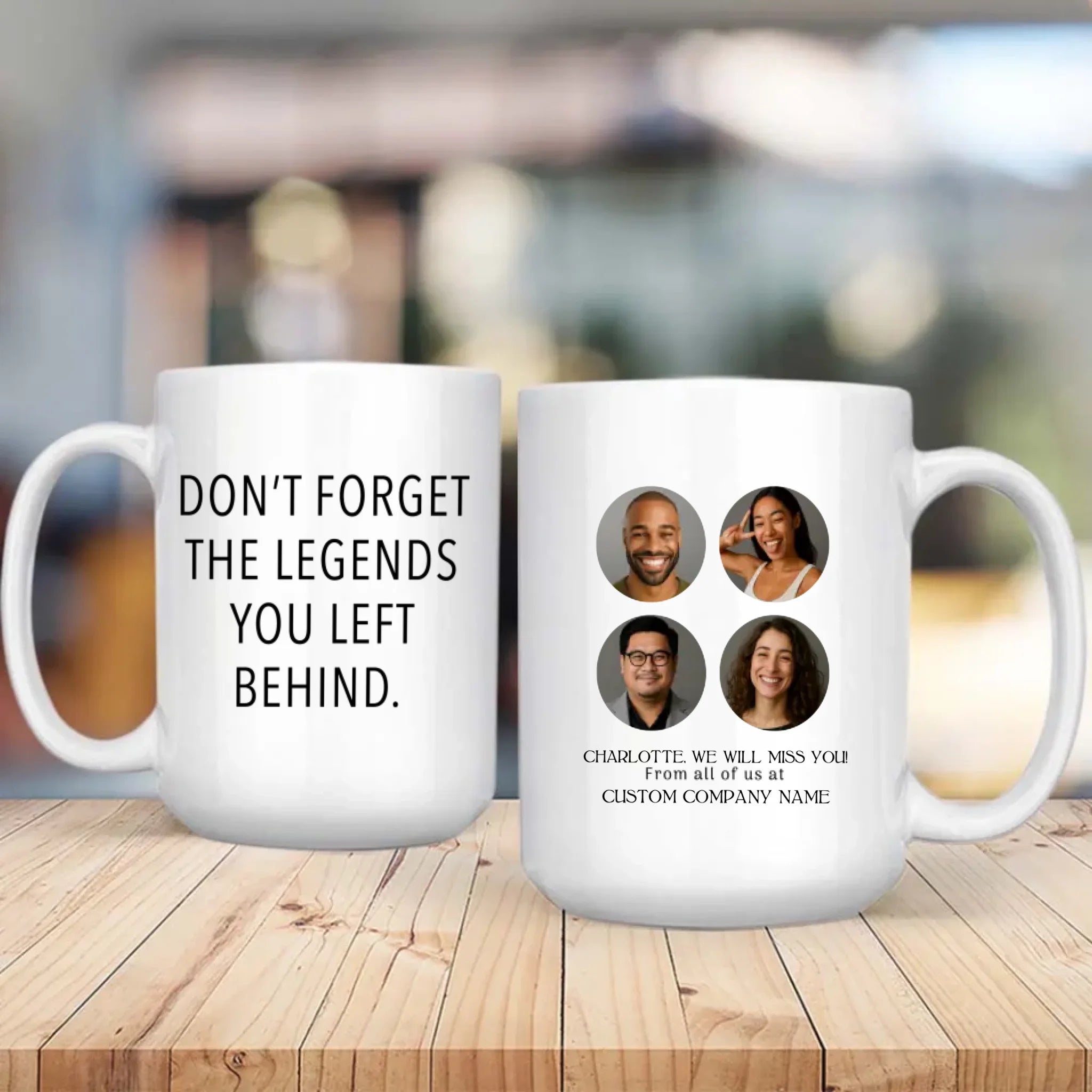 Don’t Forget the Legends You Left Behind – Personalized Retirement Mug & Gift – 89Prints