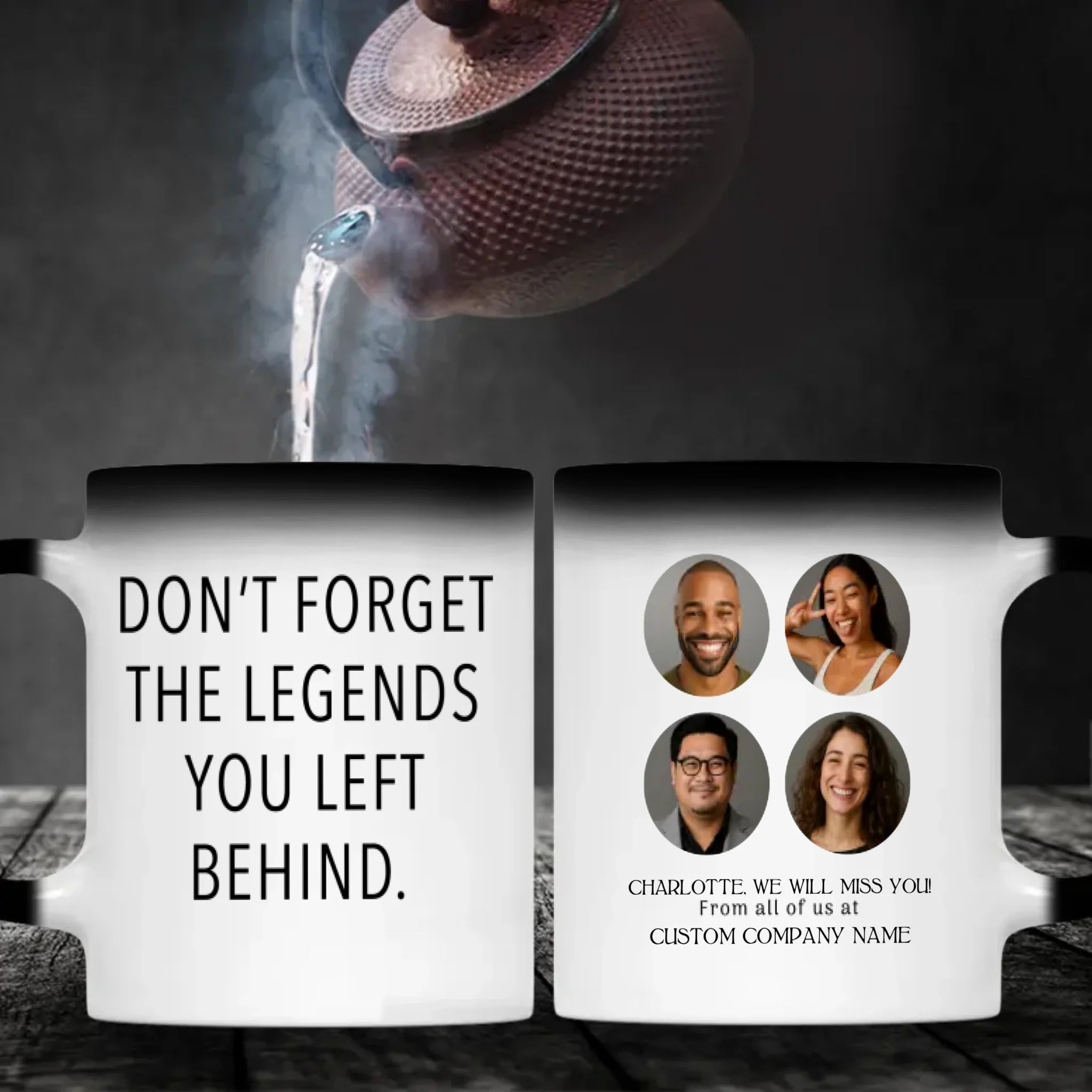 Don’t Forget the Legends You Left Behind – Personalized Retirement Mug & Gift – 89Prints