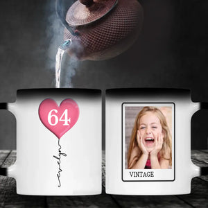 Personalized 64th Birthday Mug – Custom Photo Gift for 64 Year Old Mom or Dad – 89Prints