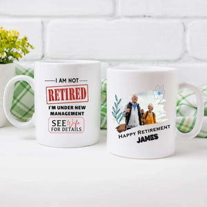 Happy Retirement Mug – Personalized Coffee Gift for Coworker & The Office Legend - 89Prints