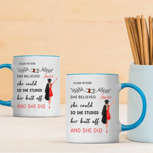 Custom Graduation Mug – Personalized Gift with Words of Pride & Success | 89Prints