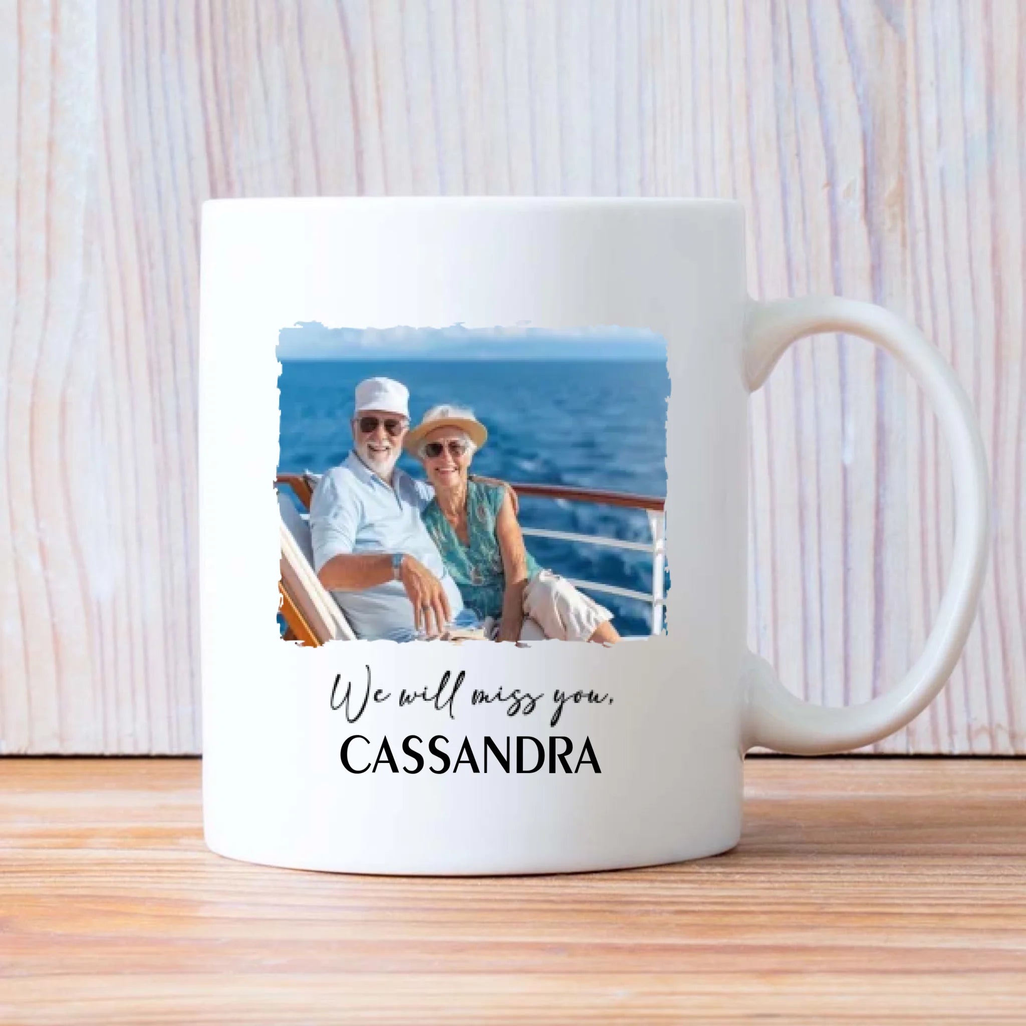 Retirement Mug Gift “Thank You for the Great Time” Wishing Happiness and Joy - 89Prints