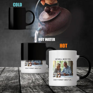 Personalized Retirement Mug Gift – “We Will Miss You” Custom Name & Photo Mug – 89Prints