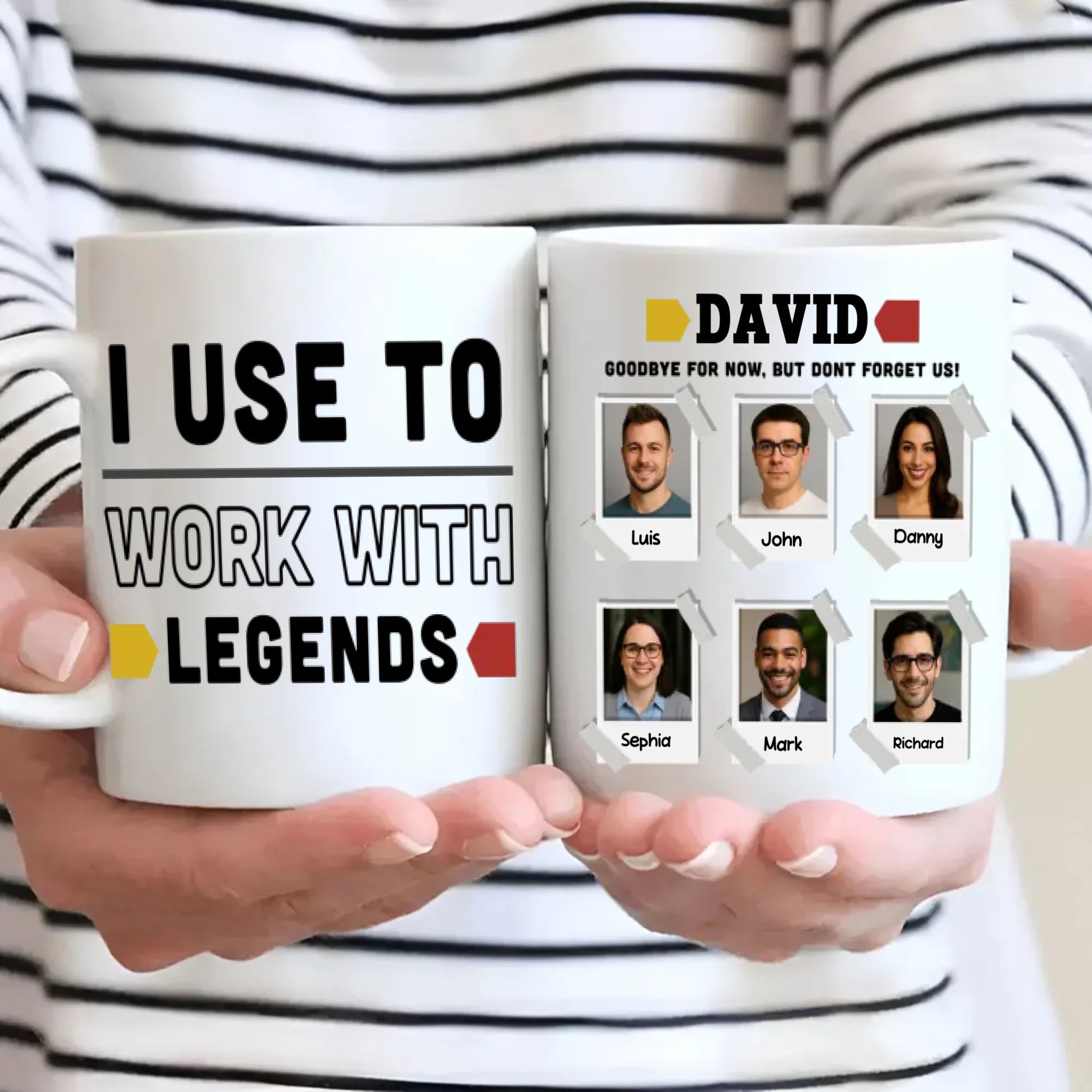 Funny Retirement Mug – “I Used to Work with Legends” – Gift for Coworkers - 89Prints