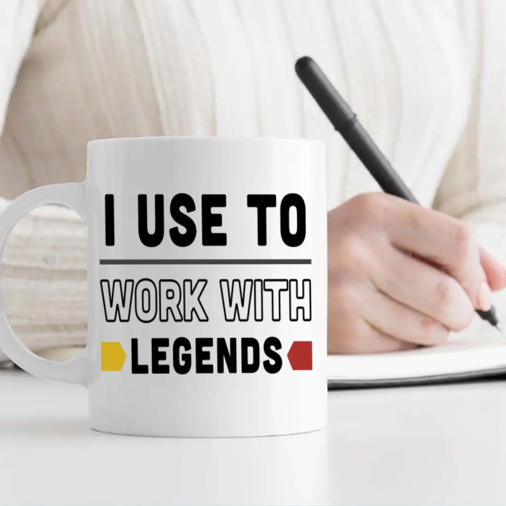 Funny Retirement Mug – “I Used to Work with Legends” – Gift for Coworkers - 89Prints