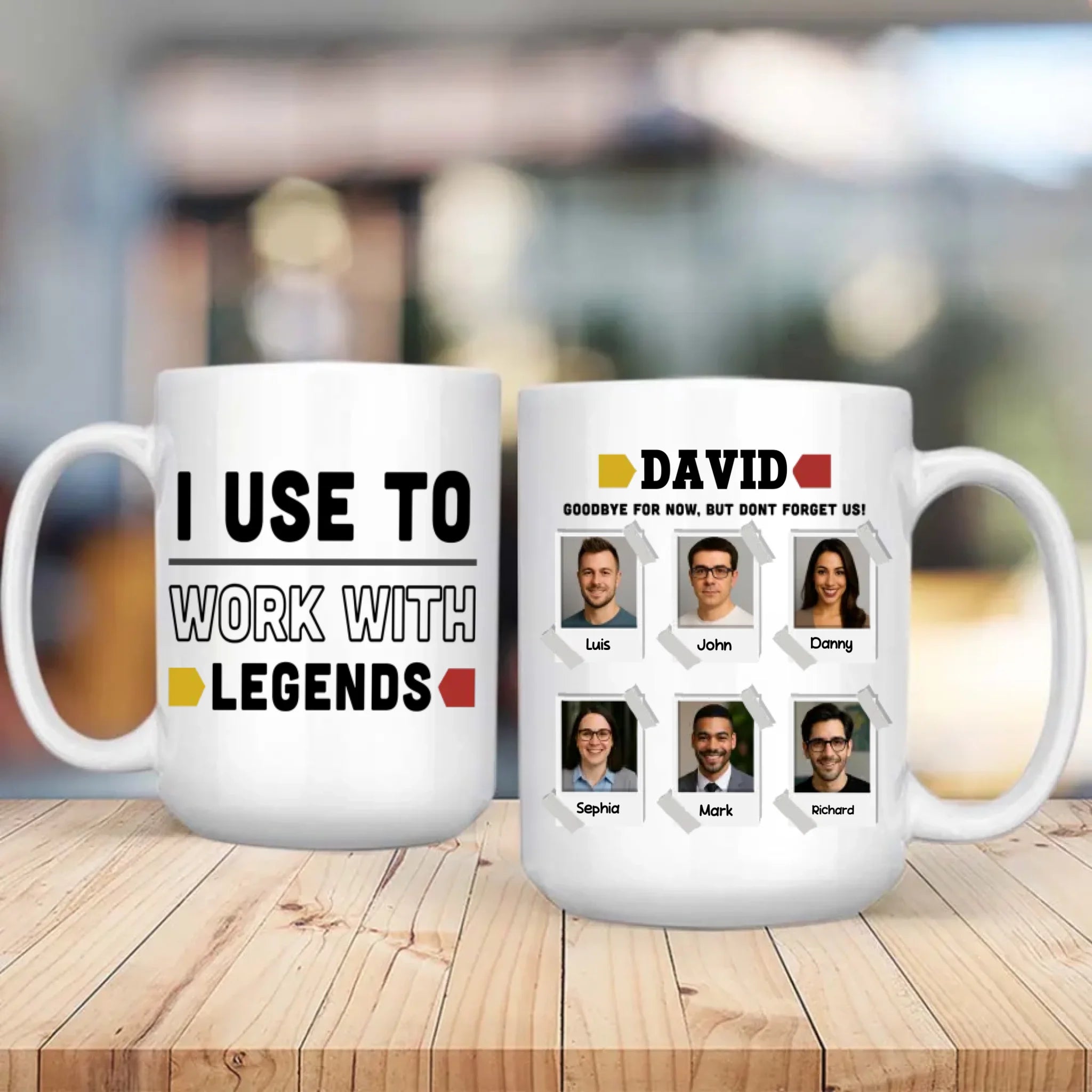 Funny Retirement Mug – “I Used to Work with Legends” – Gift for Coworkers - 89Prints