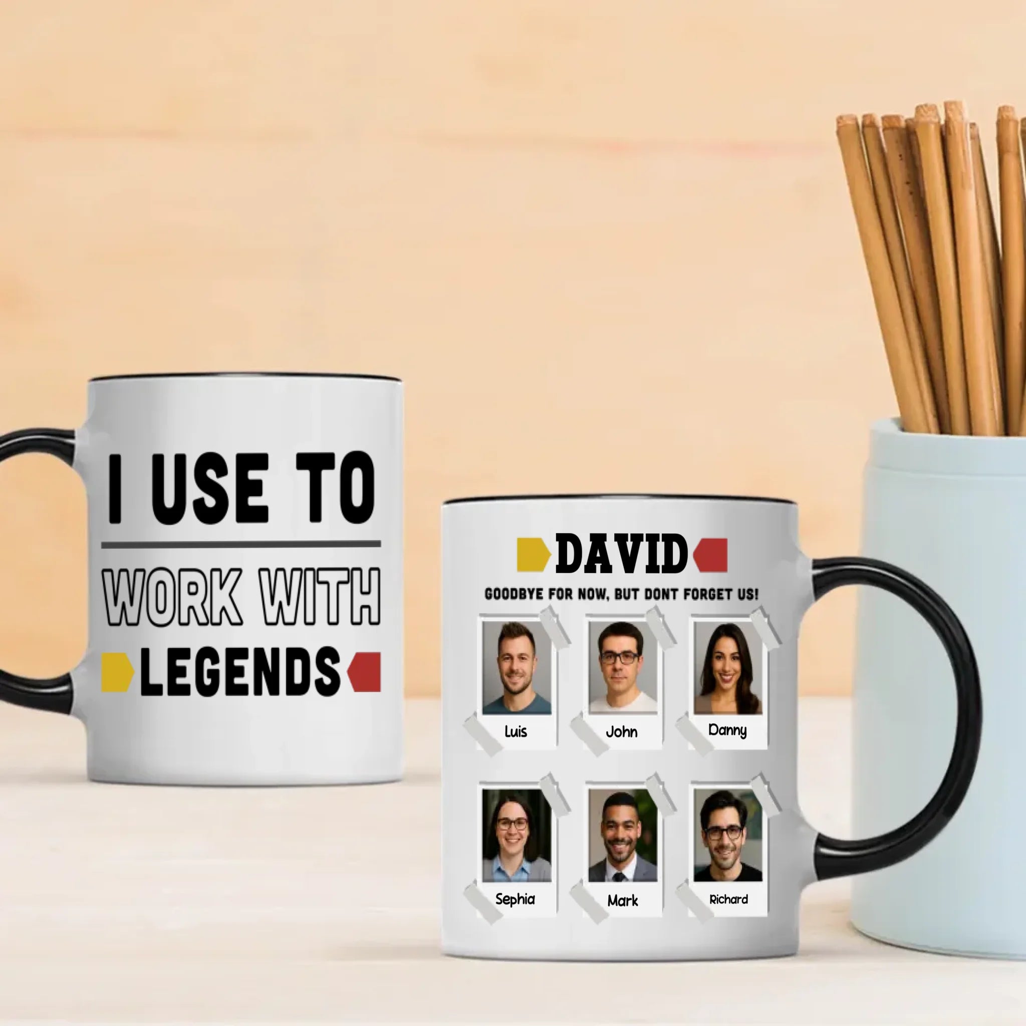 Funny Retirement Mug – “I Used to Work with Legends” – Gift for Coworkers - 89Prints