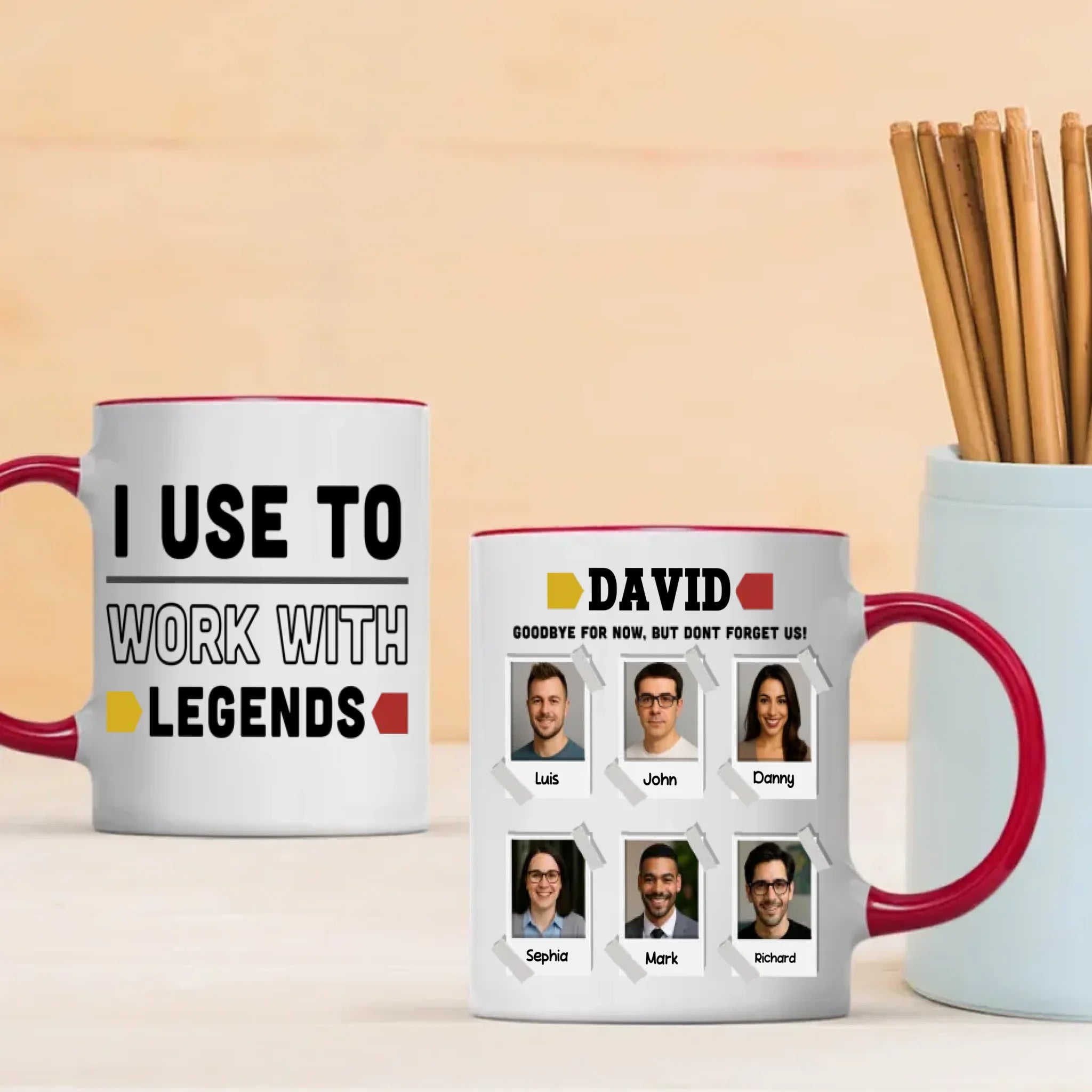 Funny Retirement Mug – “I Used to Work with Legends” – Gift for Coworkers - 89Prints