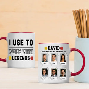 Funny Retirement Mug – “I Used to Work with Legends” – Gift for Coworkers - 89Prints