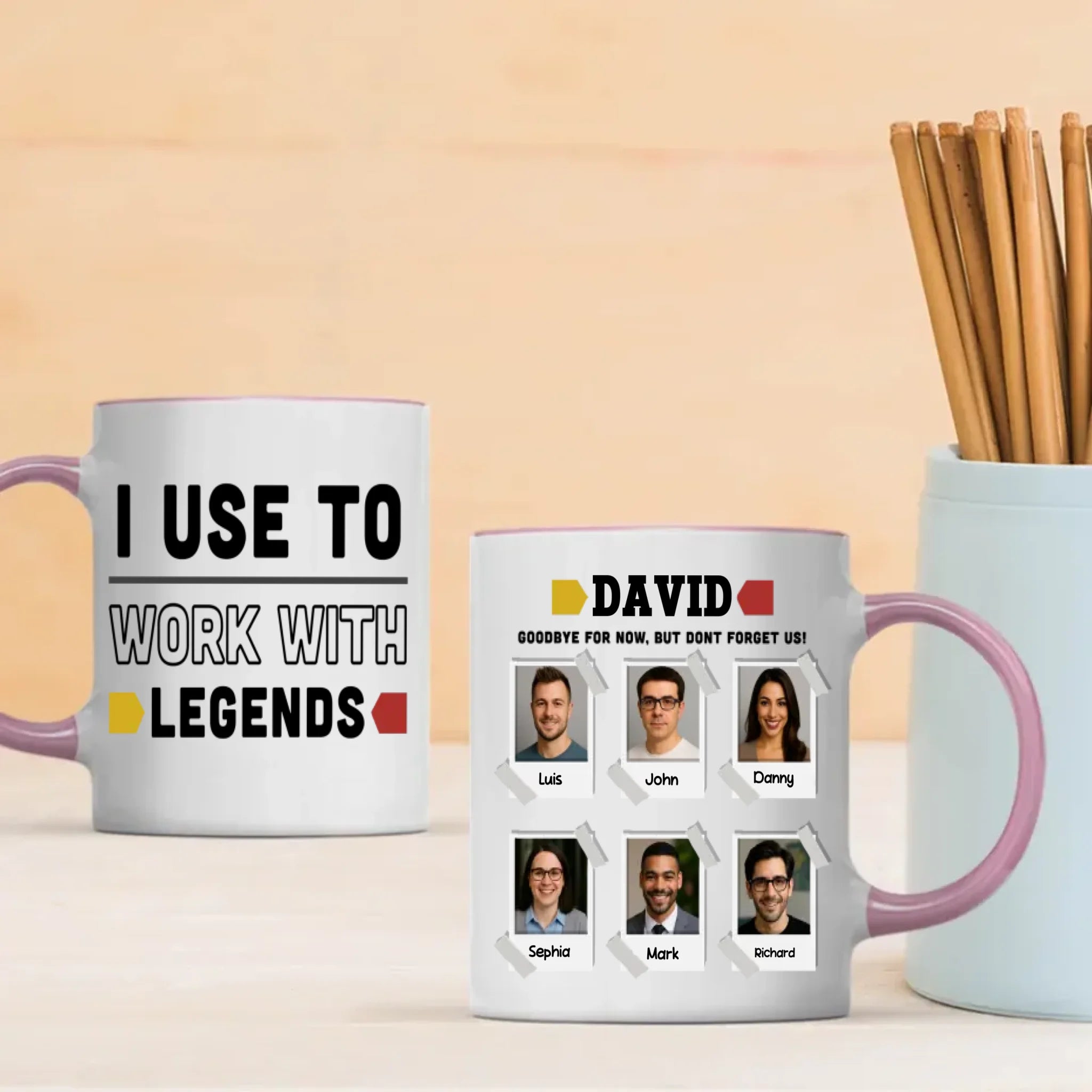 Funny Retirement Mug – “I Used to Work with Legends” – Gift for Coworkers - 89Prints