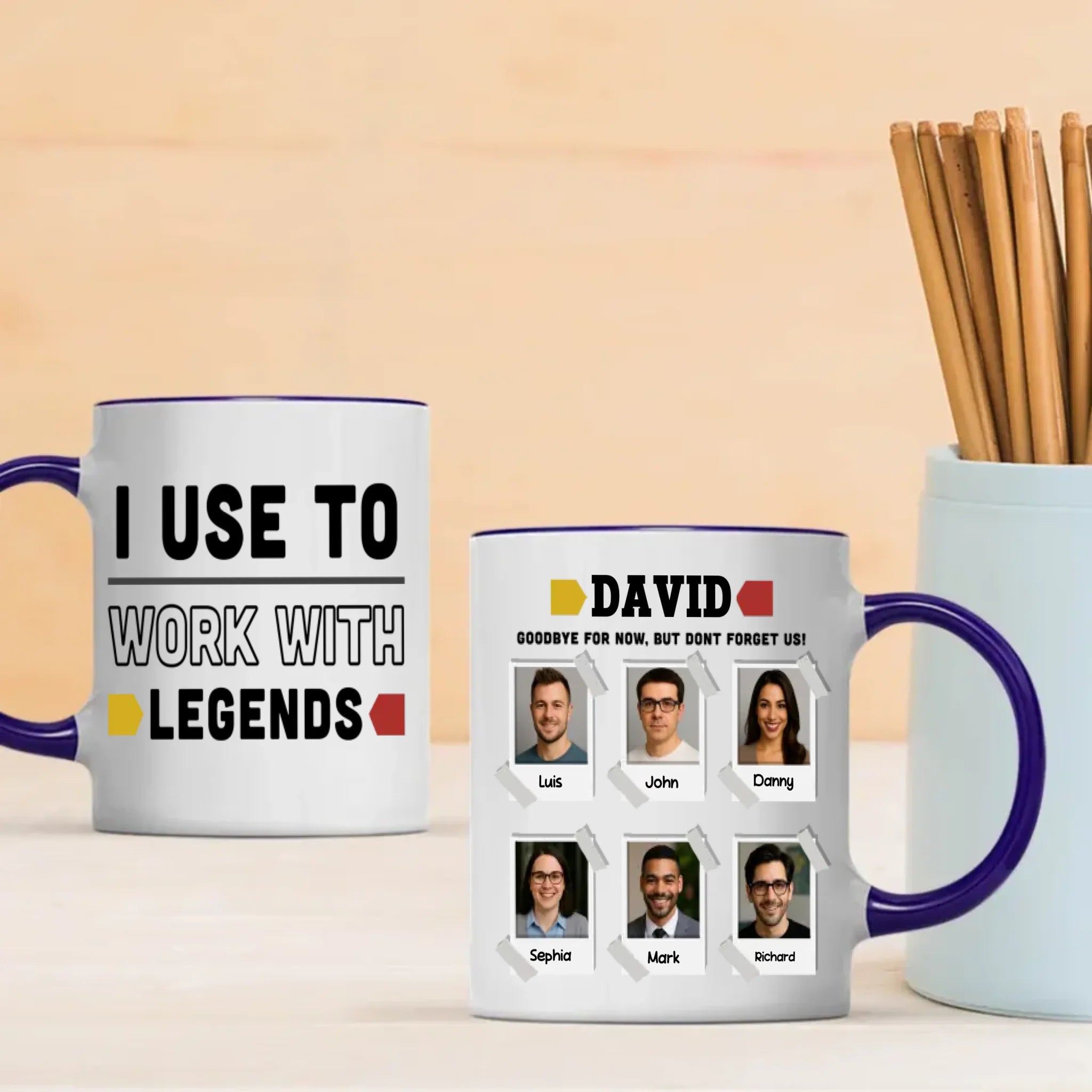 Funny Retirement Mug – “I Used to Work with Legends” – Gift for Coworkers - 89Prints