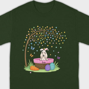 Dog Lover Easter Tee – A Whimsical Puppy Scene Full of Spring Magic - 89Prints